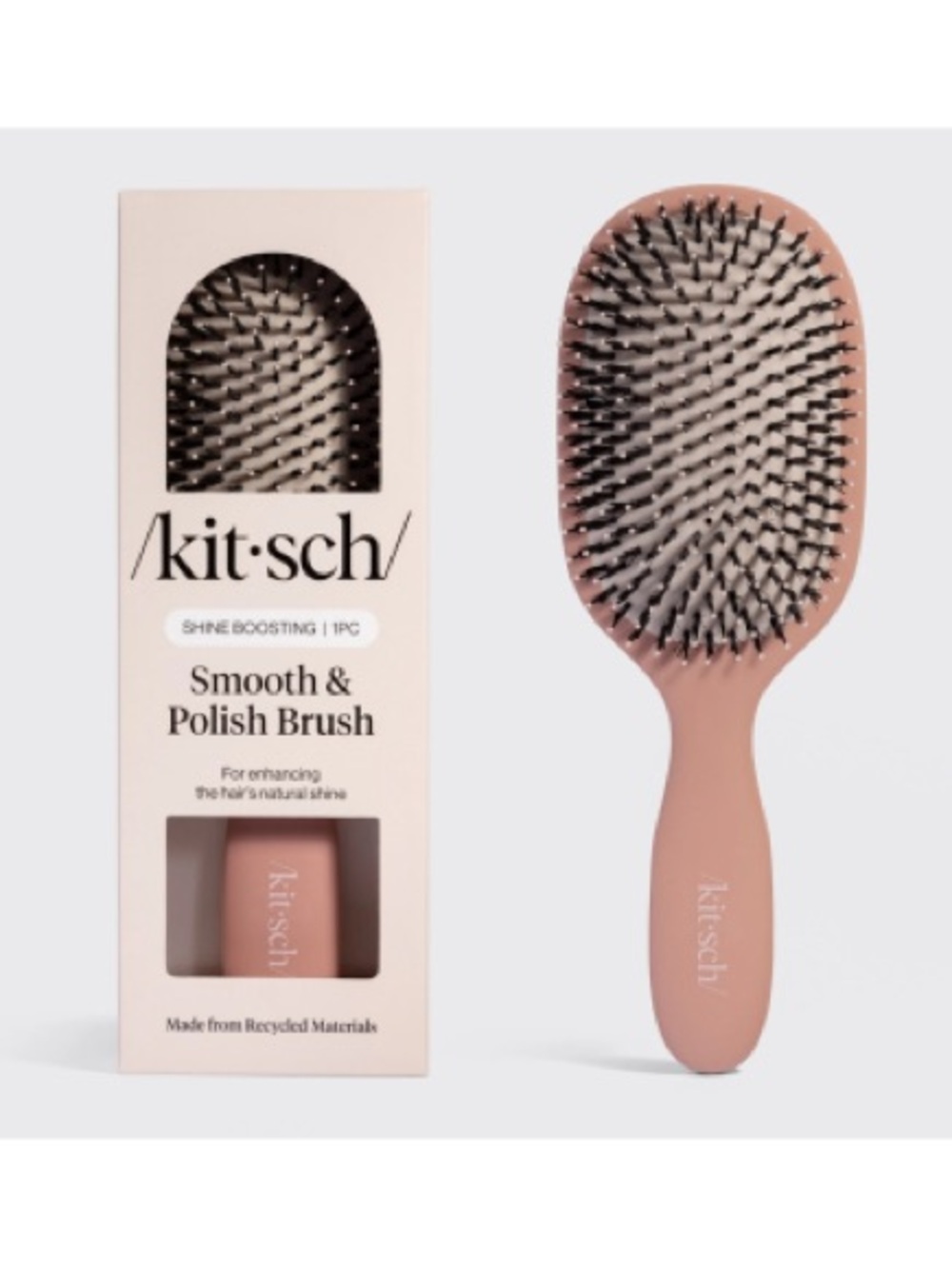 Kitsch Smooth & Polish Hair Brush - Dusty Rose